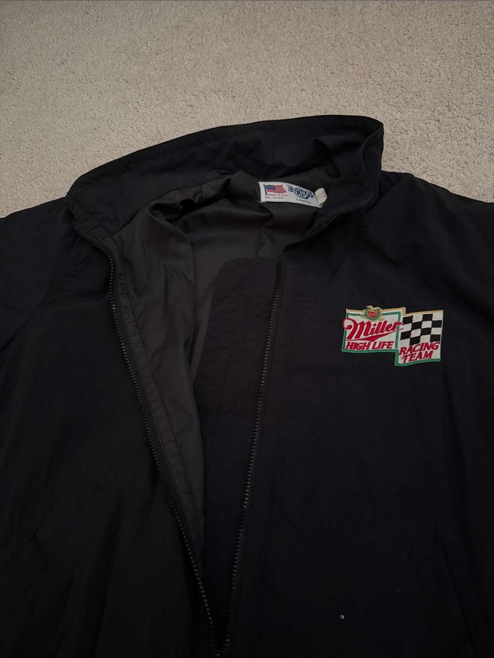 Vintage Miller High Life Racing Windbreaker - Picture 4 of 4